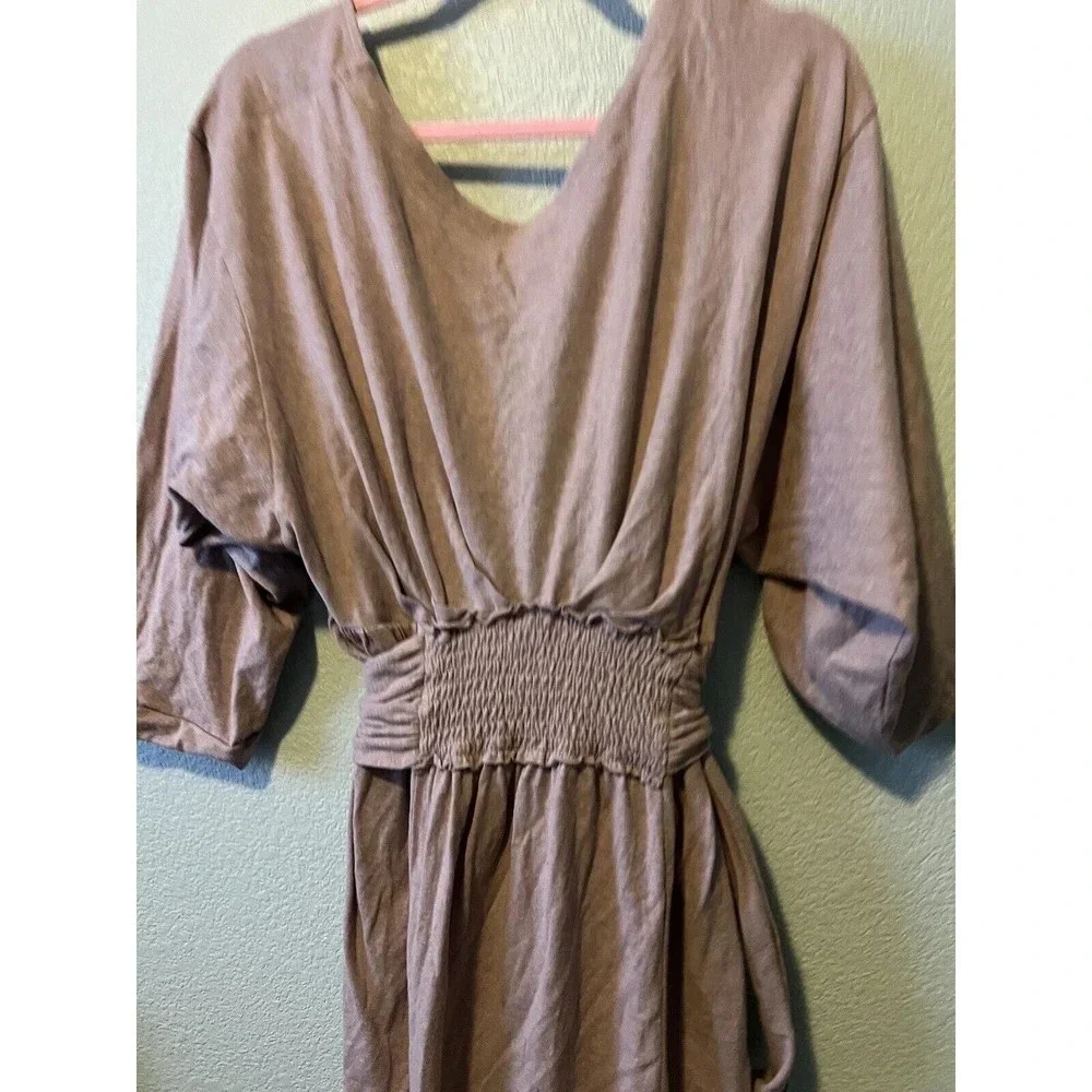 Free People Garcia MIDI Dress Purple Size Medium
